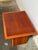 1960s Danish Teak Side Table - Vintage Mid-Century Modern Solid Wood Coffee Table For Sale - Image 10 of 10