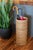 Boho Chic Artifacts Rattan Round Umbrella Basket in Honey Brown For Sale - Image 3 of 7