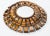 Mid-Century Modern 1950s Large Spanish Brutalist Backlit Gilt Sunburst Mirror or Ceiling Flush Mount For Sale - Image 3 of 13