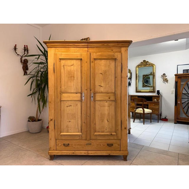 Biedermeier Spruce Farmhouse Cupboard For Sale - Image 17 of 17