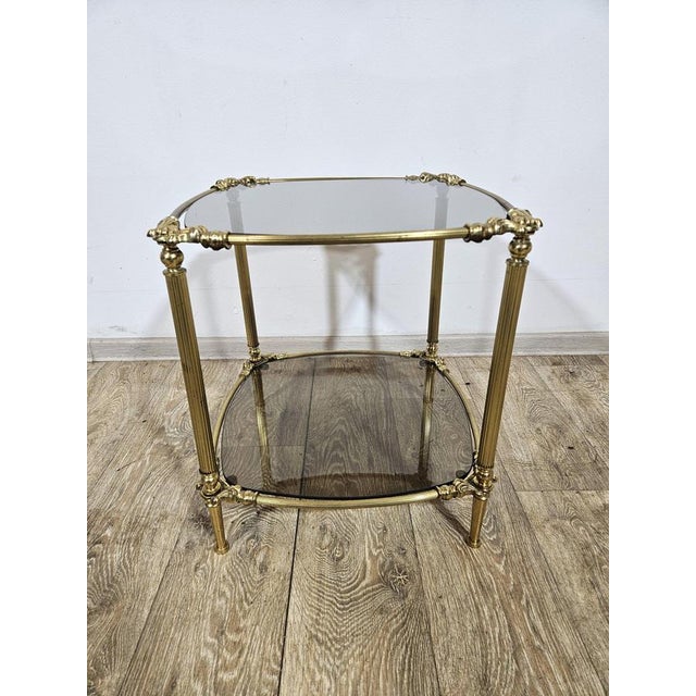 Brass Side Table, France, 1950s For Sale - Image 5 of 13