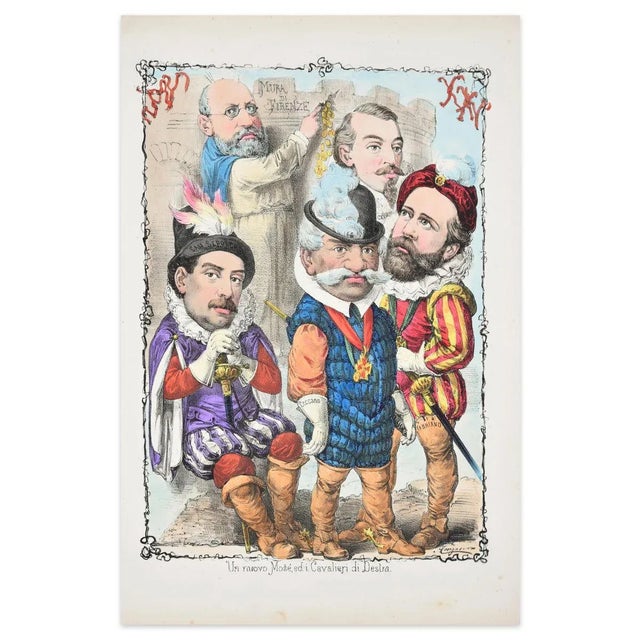 New Moses and Knights of the Right - Lithograph by A. Maganaro - 1872 1872 For Sale - Image 3 of 3