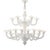 Glass Monumental White Rezzonico Murano Glass Chandelier by Simoeng for Simoeng For Sale - Image 7 of 7