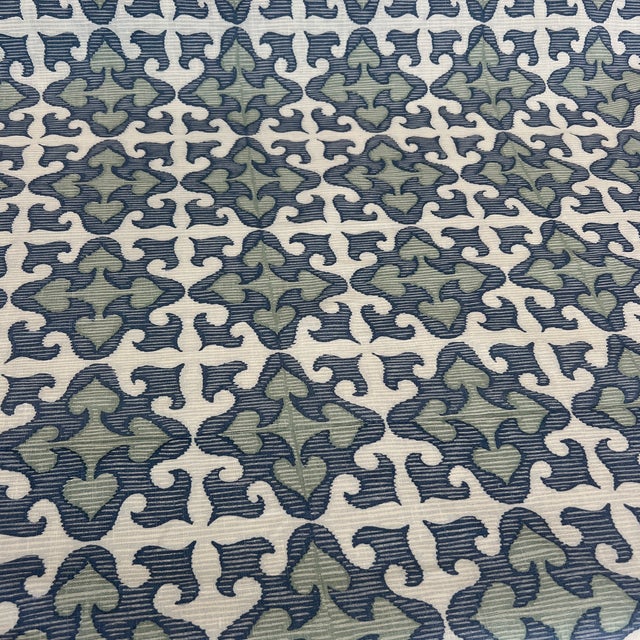 2020s Hand Printed Raoul Textiles Jules Linen Fabric- By the Yard For Sale - Image 5 of 5