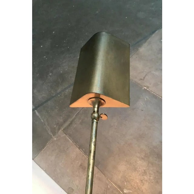 Metal Mid-Century German Hollywood Regency Style Brass Wall Lamp Sconce by Florian Schulz for Interline, 1970s For Sale - Image 7 of 18