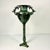 1970s Vintage Neoclassical English Stag Head Faux Verdigris Green Tole Pedestal Urn Vase. For Sale - Image 15 of 15