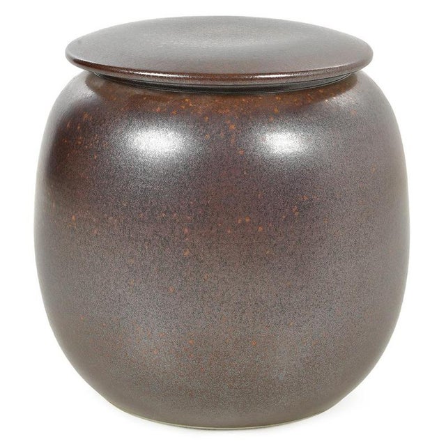 Ceramic Asian Jar in Ceramic For Sale - Image 7 of 7