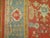 An absolute stunning one of a kind old Oushak with bright and cheerful colors. Coral red field, teal border with gold,...