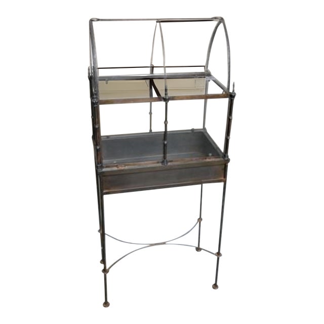 19th Century Victorian Terrarium Plant Case Stand Chairish