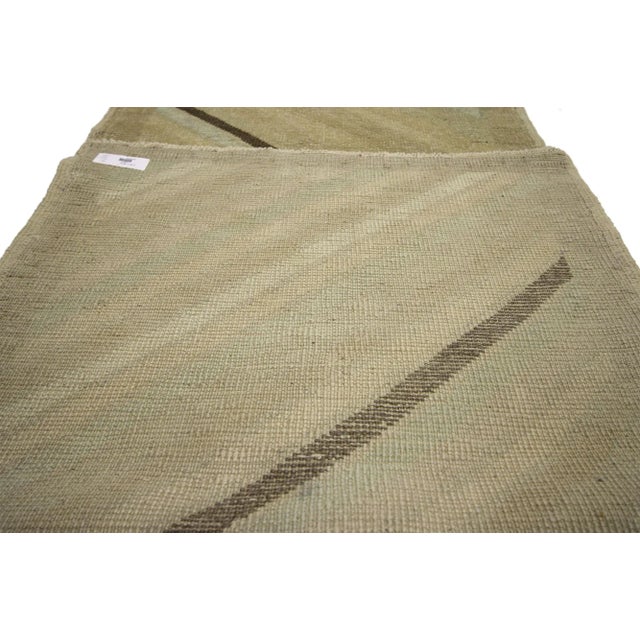 Mid 20th Century Vintage Turkish Oushak Runner - 02'06 X 08'11 For Sale - Image 5 of 7