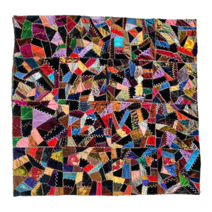 19thc Velvet Crazy Quilt From Pennsylvania