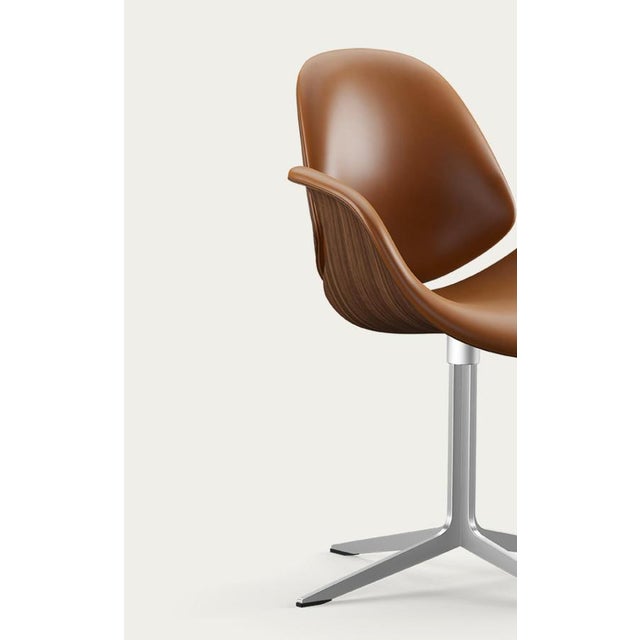 Metal One Collection Council Chair in Walnut and Upholstery from Salto and Sigsgaard For Sale - Image 7 of 18