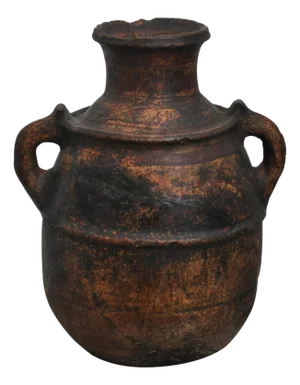 Late 19th Century Primitive Spanish Clay Pot