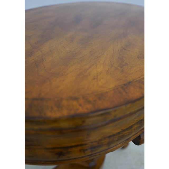 Pair of Continental Style 2 Tier 1 Drawer Pedestal Lamp End Tables For Sale - Image 13 of 17