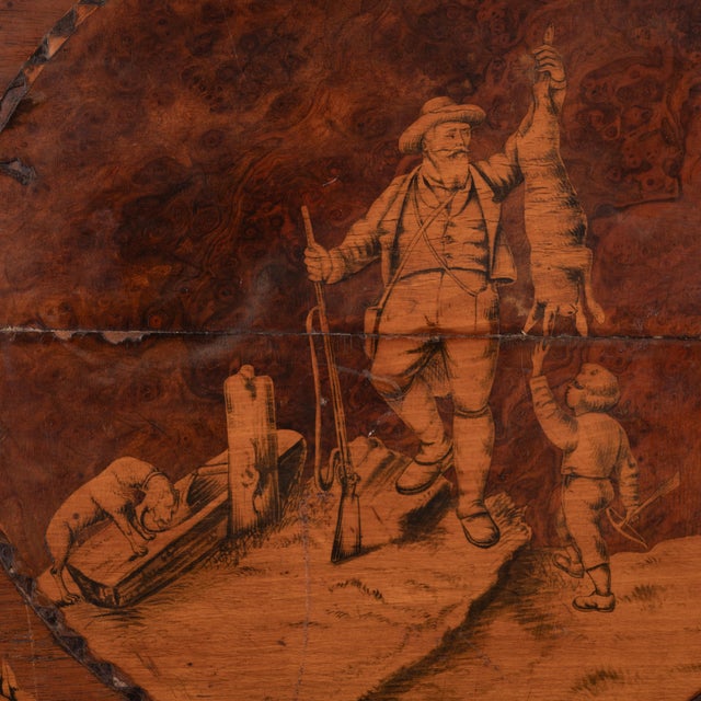 19th Century Black Forest Marquetry Table Top For Sale - Image 5 of 8