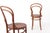 1940s Antique Austrian Beech Bentwood Dining Chairs, 1930s, Set of 2 For Sale - Image 5 of 12