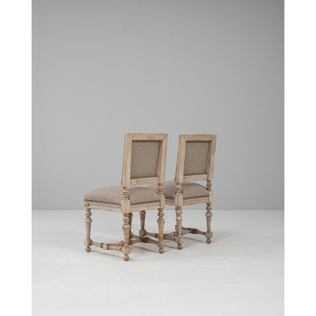 1900s French Louis XVI Upholstered Chairs - A Pair For Sale In Greensboro - Image 6 of 18