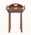 Bombay Company Mahogany Circular Tray Table, with four articulated handles to removable tray top on square base. 23" H x...