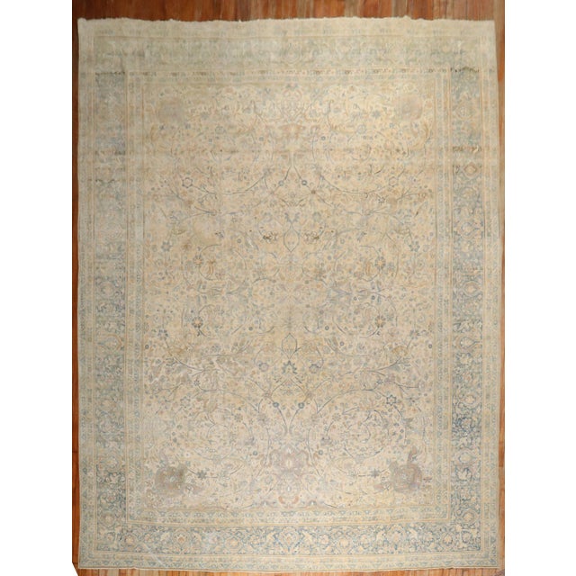 Zabihi Collection Oversize Antique Persian Kerman Carpet - 11'9" x 16'10" For Sale - Image 9 of 12