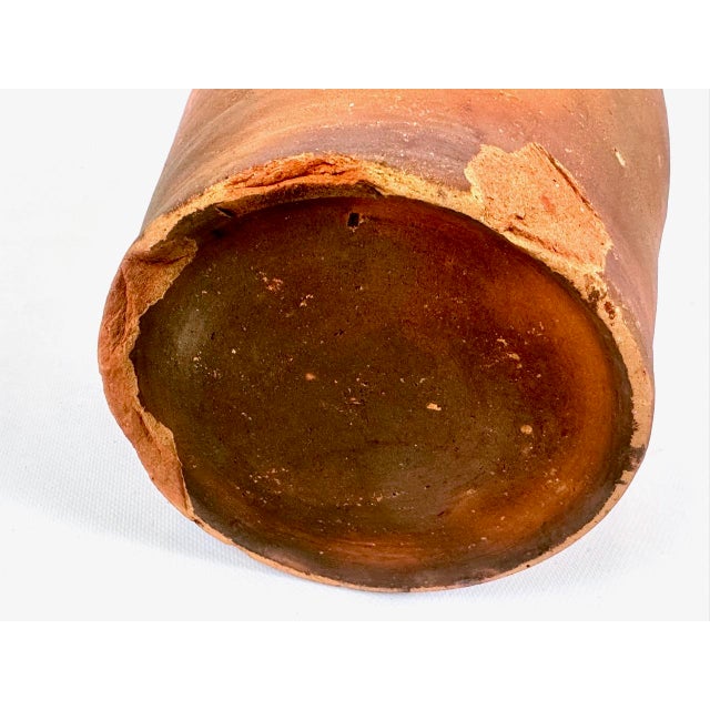 Antique Aegean Clay Pottery Jar For Sale - Image 9 of 12
