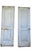 A great pair of early American shutters with original hinges. Soft wood, pegged, naturally weather soft gray on one side...