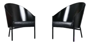 Set of Pratfall Armchairs by Philippe Starck for Driade, 1980s