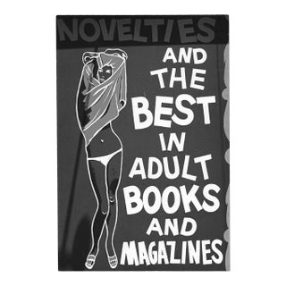 1972 Don Ware Adult Bookstore Sign Los Angeles Photograph For Sale