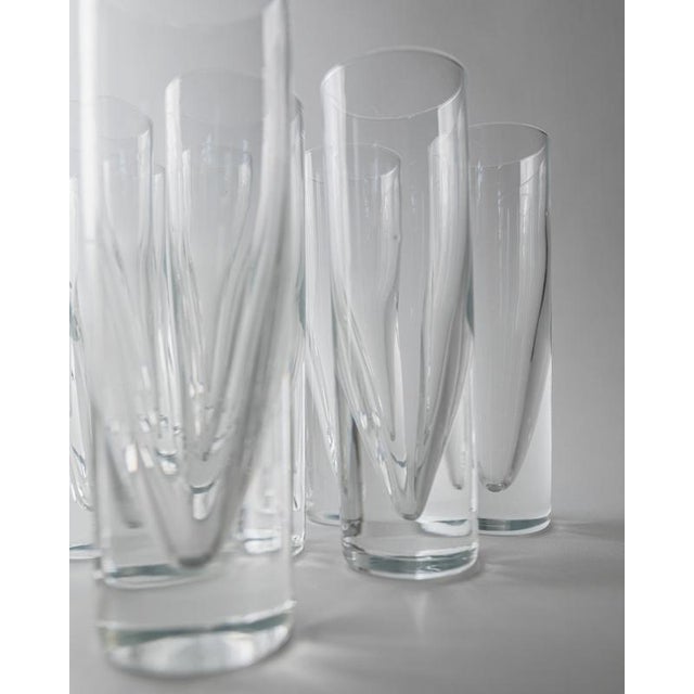Glass Vintage Drinking Glass by Carlo Moretti, 1960s, Set of 12 For Sale - Image 7 of 12