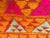 Red 1960s Tribal Phulkari Wedding Shawl For Sale - Image 8 of 13