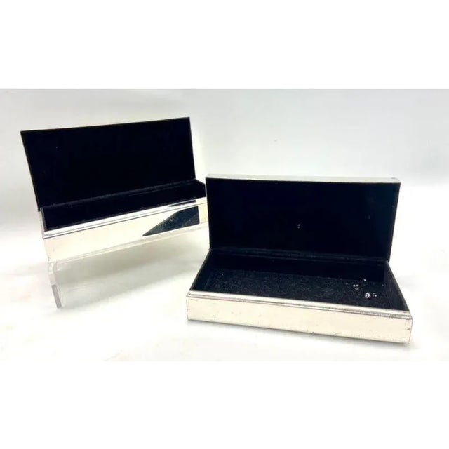 Pottery Barn - アンティークジュエリーBOX Mid 20th Century Pottery Barn Pair of Jewelry Boxes With