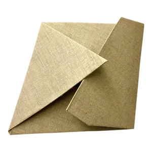 Sebastien de Ganay Folded Linen Abstract Minimalist Sculpture, 2016