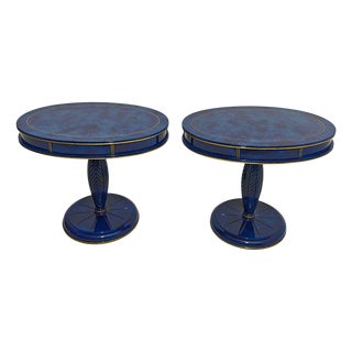 Wooden Bedside Tables in the style of Annibale Colombo, 1980s, Set of 2 For Sale