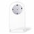 Glass 1970s Mid-Century Modern Lucite Wall Clock For Sale - Image 7 of 7