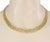 This is a beautiful collar necklace, crafted from 18k yellow gold featuring a classic Greek design links in graduated...
