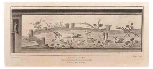 Luigi Aloja, Landscape with Animals, Etching, 18th Century