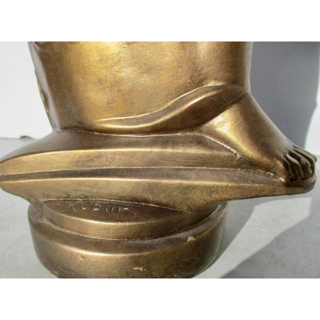 MCM Gilt-Copper Clad Harvest Figure For Sale - Image 4 of 11