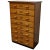 German Beech Industrial Apothecary Cabinet, Mid-20th Century For Sale - Image 14 of 14