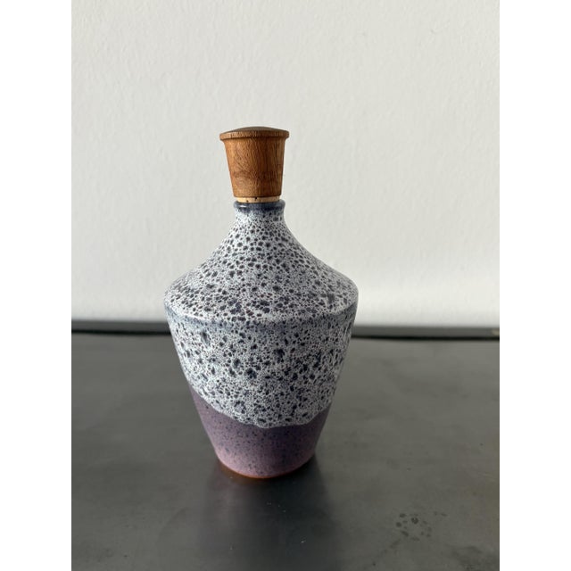 Hand-Thrown Jug with Wooden Stopper from Töpferhof Römhild, 1960s For Sale - Image 10 of 15