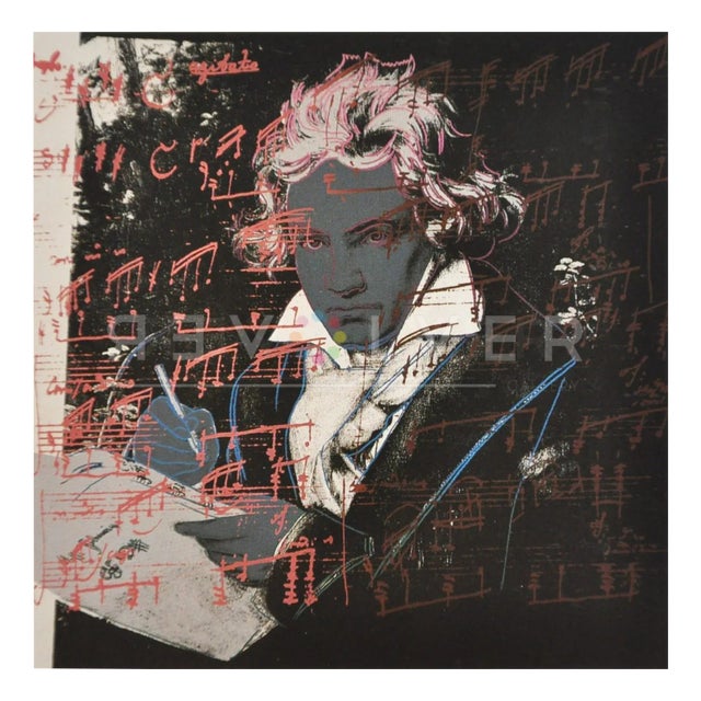Sunday B. Morning after Andy Warhol, Beethoven 391, Silkscreen Print For Sale