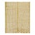 Rug & Kilim’s Moroccan Style Rug in Gold & White Geometric Pattern, High Pile For Sale