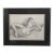 Vintage 1992 Original Female Nude Graphite Drawing Framed 19x24 For Sale