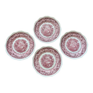 Vintage Mason’s Ironstone Countryside Plates Made in England - a Set of 4 For Sale