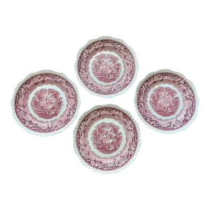 Vintage Mason’s Ironstone Countryside Plates Made in England - a Set of 4