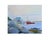 Capturing the quiet beauty of a working coastal harbor, this original oil on canvas by Knox Everson depicts a vibrant red...
