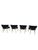 Late 20th Century Modern Contemporary Textured Barrel Back Dining Armchairs – 4 For Sale In Chicago - Image 6 of 10