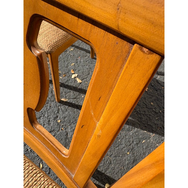 Brown Mid Century Drexel Dining Chairs - Set of 6 For Sale - Image 8 of 14