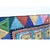 Contemporary Contemporary Painted Quilted Textile Art on Canvas in Cerused Frame For Sale - Image 3 of 12