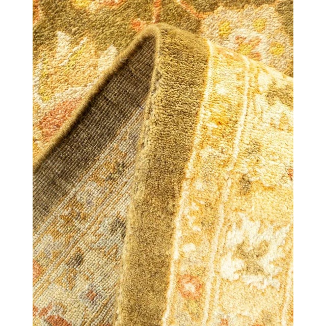 Mogul, One-of-a-Kind Hand-Knotted Area Rug in Green, 8' 4" x 10' 5" For Sale In New York - Image 6 of 8