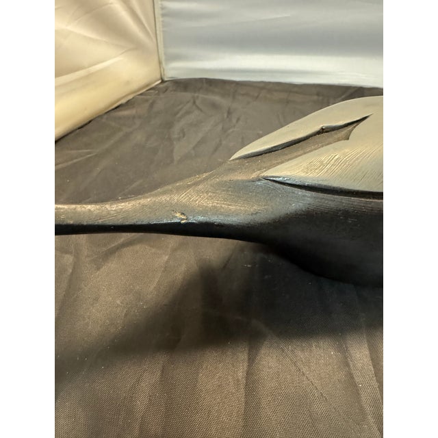 Vintage P. Mountjoy Original Signed Pintail Drake Carved Wood Duck Painted Decoy For Sale In New York - Image 6 of 12