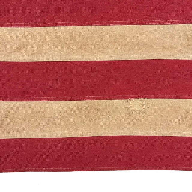 American Vintage Cotton American Flag With Sewn Stars For Sale - Image 3 of 5